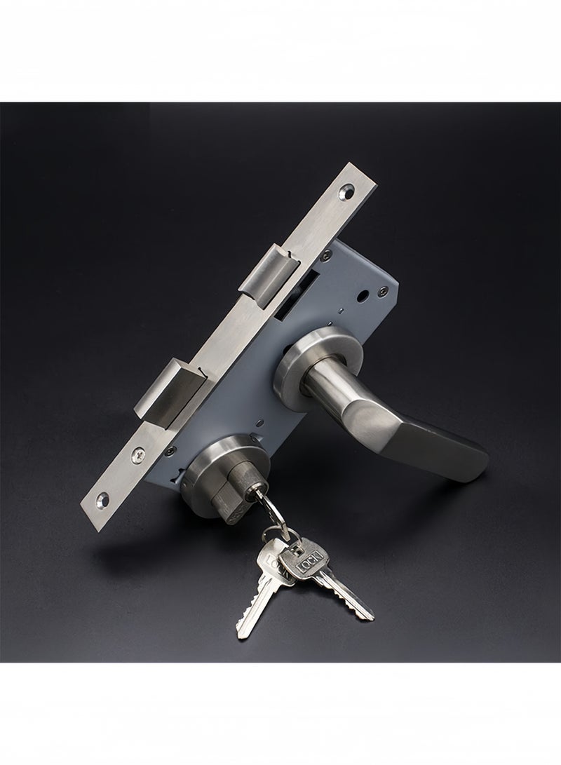 Baytak Cylinder Door Lock 70mm, Mechanical Iron Body Lock with 3 Keys for Room Door - Image 4